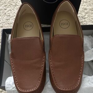 1901 Men's Tan Leather Loafers